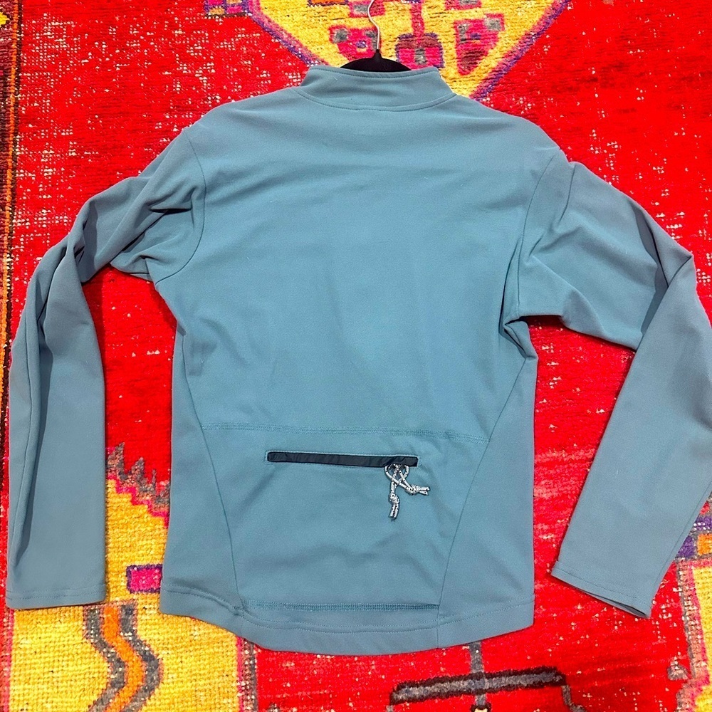 PATAGONIA blue grey 1/2 zip running jacket sz S - Picture 5 of 7